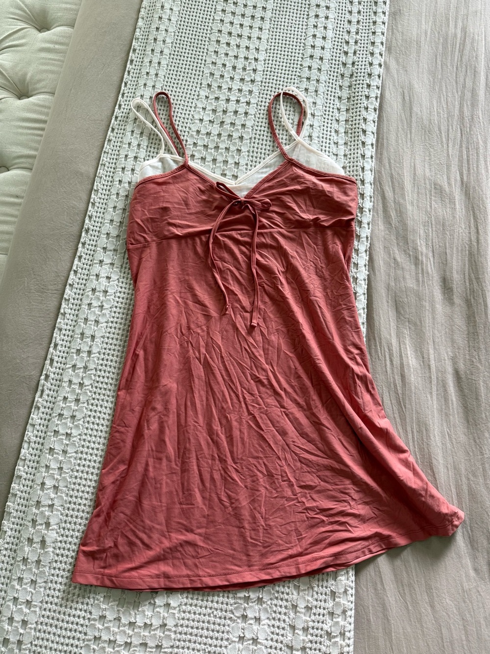 NEW wild fable Coral Slip Chemise Size M
